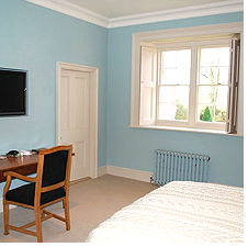 A bedroom after decoration was complete
