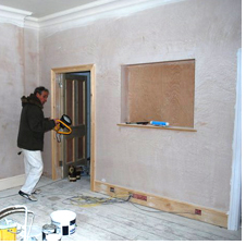 Decorating the interior of Boothby Manor