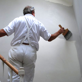 Kitchen cupboard respraying
