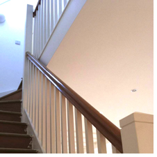 Decorated stairwell